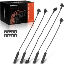 5 Pcs Black Spark Plug Wire Set