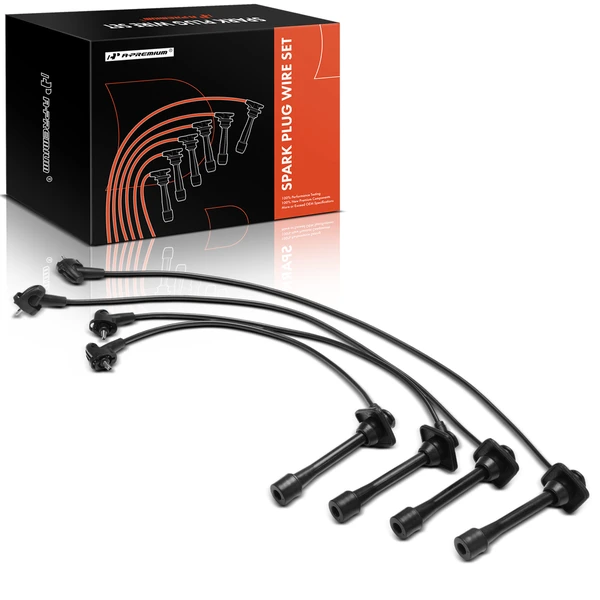4 Pcs Spark Plug Wire Set for Toyota Corolla 1992-1997 Celica Paseo Geo Prizm