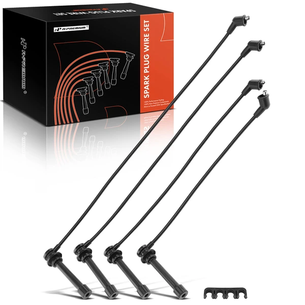 4 Pcs Spark Plug Wire Set for 1998-2001 Nissan Frontier