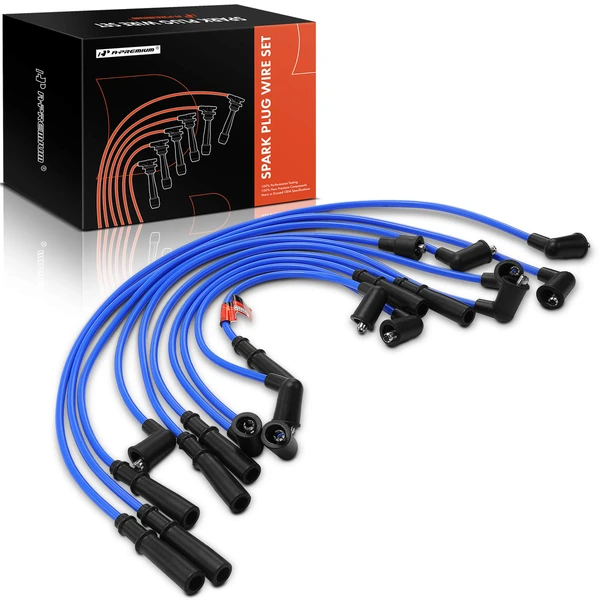 10 Pcs Spark Plug Wire Sets for Nissan Pathfinder Van 1987-1988 720 1985-1986 D21