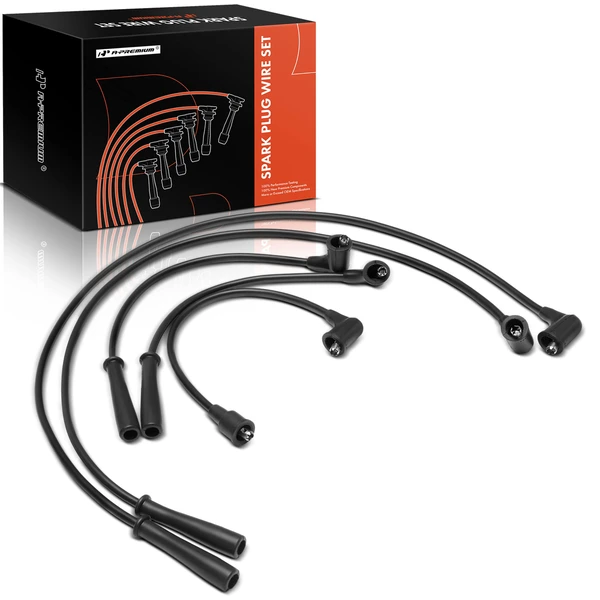 5 Pcs Spark Plug Wire Set for Subaru DL 1980-1989 Brat GL GL-10 GLF Loyale H4 1.8L