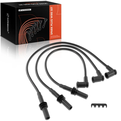 3 Pcs Spark Plug Wire Set for Jeep Grand Cherokee 09-10 Dodge Ram 1500 Dakota 3.7L