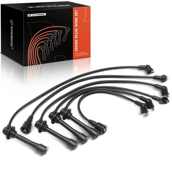 6 Pcs Spark Plug Wire Set for 1991-1994 Mercury Capri