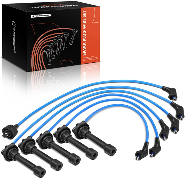 6 Pcs Spark Plug Wire Sets for Acura TL 1995-1998 L5 2.5L Naturally Aspirated