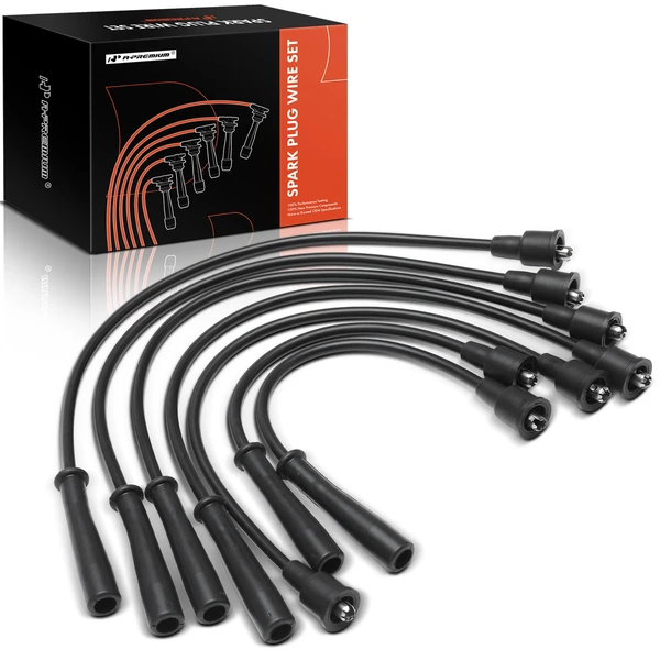7 Pcs Spark Plug Wire Set for Jeep Wagoneer Gladiator Ford Econoline AMC Triumph