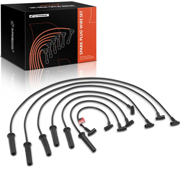 7 Pcs Spark Plug Wire Sets for 1983 Chevrolet Citation