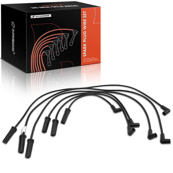 6 Pcs Spark Plug Wire Sets for Buick LeSabre Oldsmobile 88 98 Pontiac Bonneville