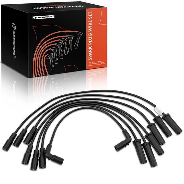 7 Pcs Spark Plug Wire Sets for 1999-2001 Chevrolet Silverado 1500