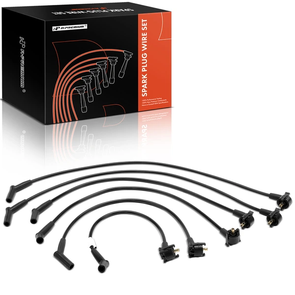 6 Pcs Spark Plug Wire Sets for Ford Ranger Mazda B3000 1998-2000 V6 3.0L