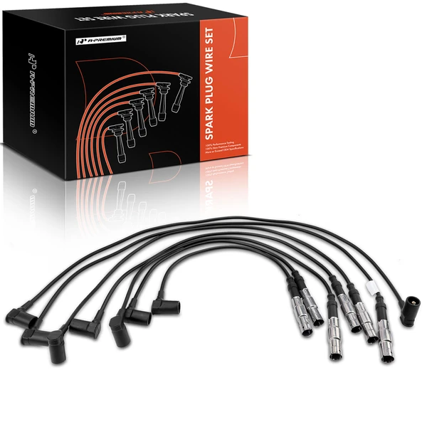 7 Pcs Spark Plug Wire Sets for 1987-1993 Mercedes-Benz 190E