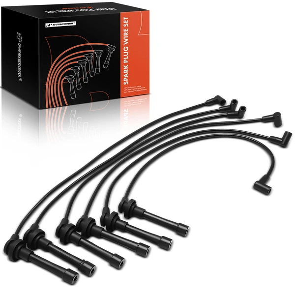 6 Pcs Spark Plug Wire Set for 1992-1995 Isuzu Trooper