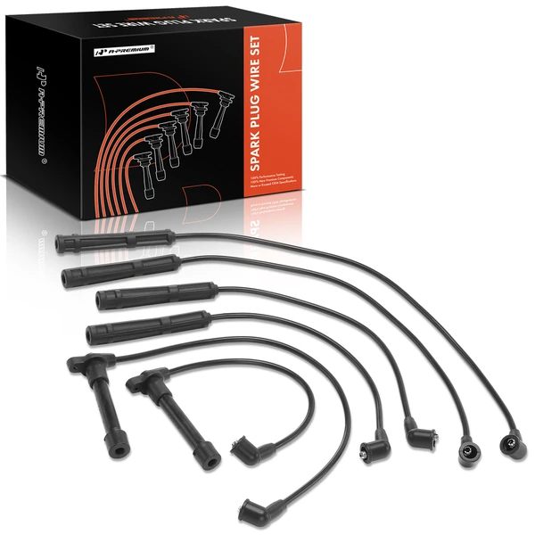 6 Pcs Spark Plug Wire Sets for 2001-2004 Nissan Frontier
