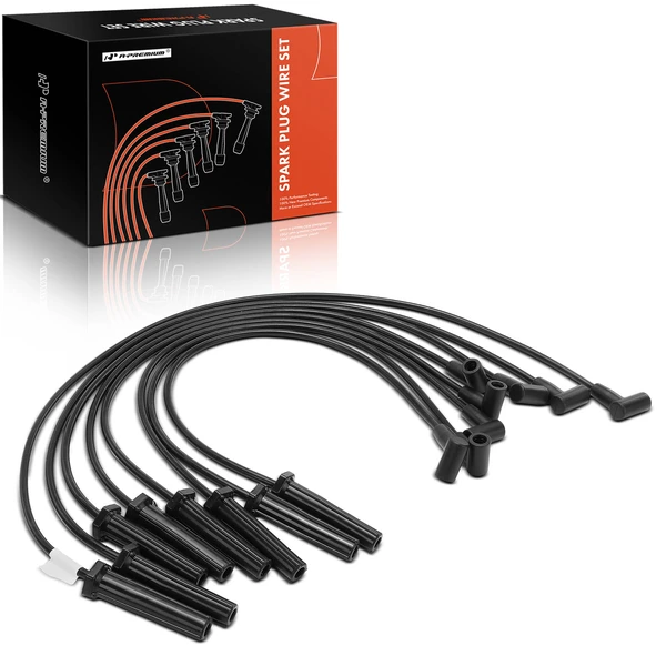 8 Pcs Spark Plug Wire Sets for 1983-1985 Chevrolet P60