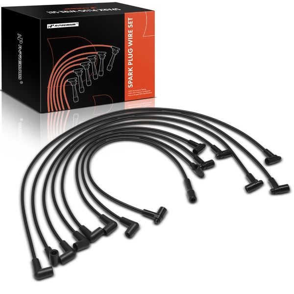 8 Pcs Spark Plug Wire Set for 1985-1991 Chevrolet Corvette