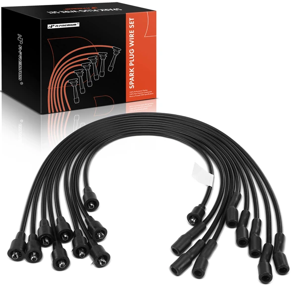 9 Pcs Spark Plug Wire Sets for 1984-1991 Jeep Grand Wagoneer