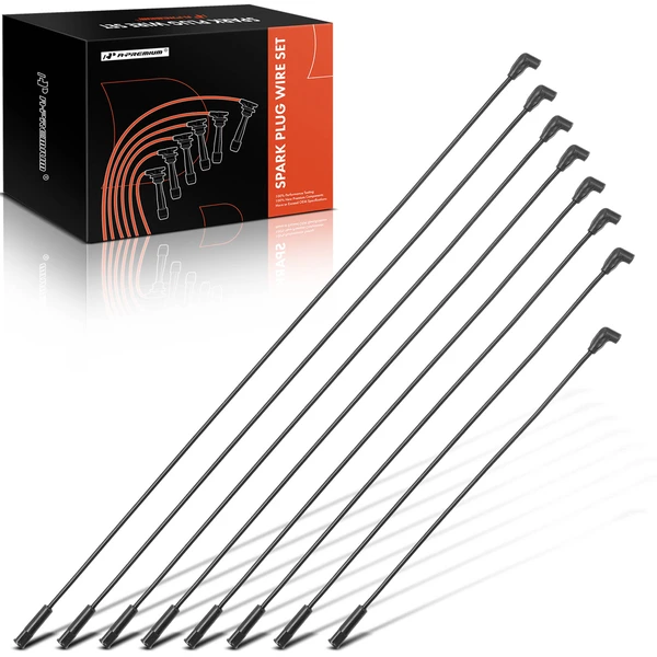 8 Pcs Spark Plug Wire Sets for Buick Regal Chevrolet Caprice Pontiac Grand Prix