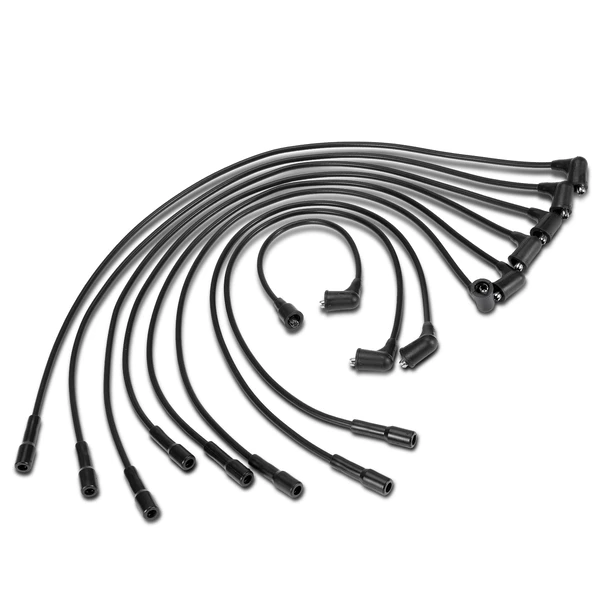 9 Pcs Spark Plug Wire Set for 1975-1976 Ford LTD