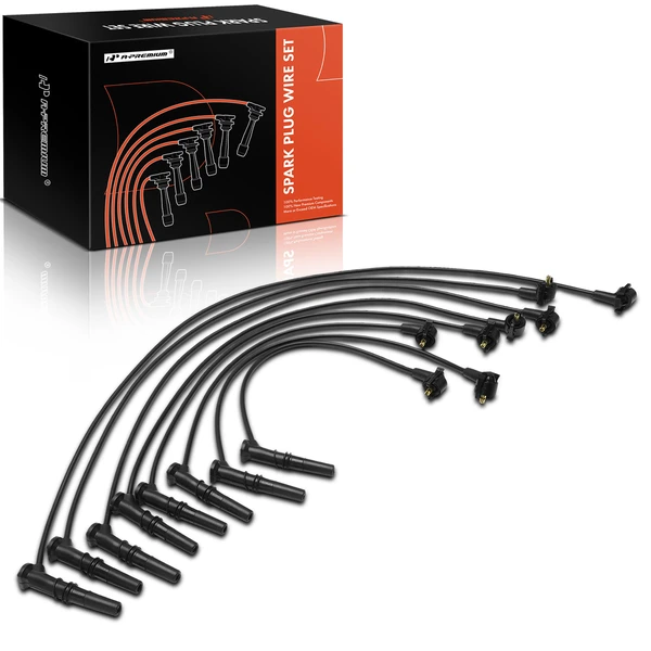8 Pcs Spark Plug Wire Set for 1999 Ford E-150 Econoline