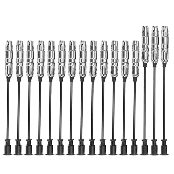 16 Pcs Spark Plug Wire Set for 2005-2011 Mercedes-Benz SLK55 AMG