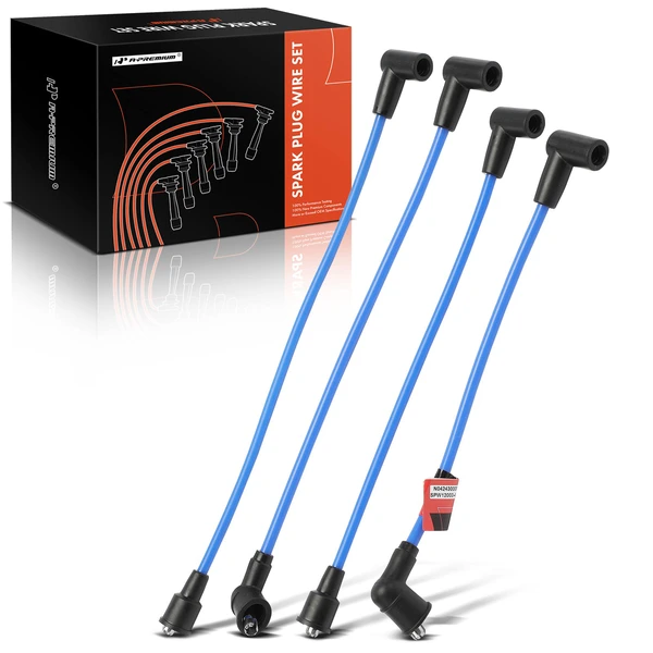 4 Pcs Spark Plug Wire Sets for 1993-1995 Mazda RX-7