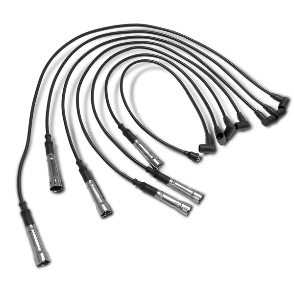 7 Pcs Spark Plug Wire Sets for Mercedes-Benz 280 W114 1973-1976 280E W123 L6 2.8L
