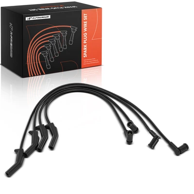 4 Pcs Engine Ignition Spark Plug Wire Set