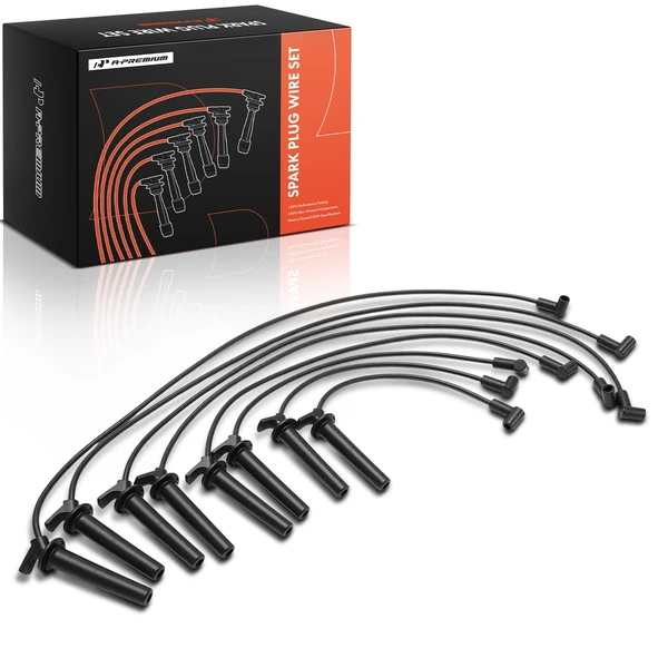 8 Pcs Spark Plug Wire Set for 1995-1999 Cadillac DeVille