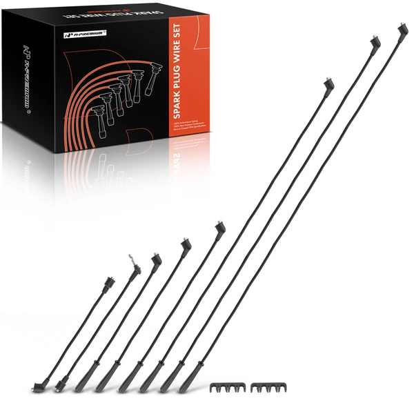 8 Pcs Spark Plug Wire Set for Toyota 4Runner Pickup 1989-1991 V6 3.0L SOHC