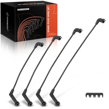 4 Pcs Black Spark Plug Wire Set for 1995-2003 Hyundai Accent