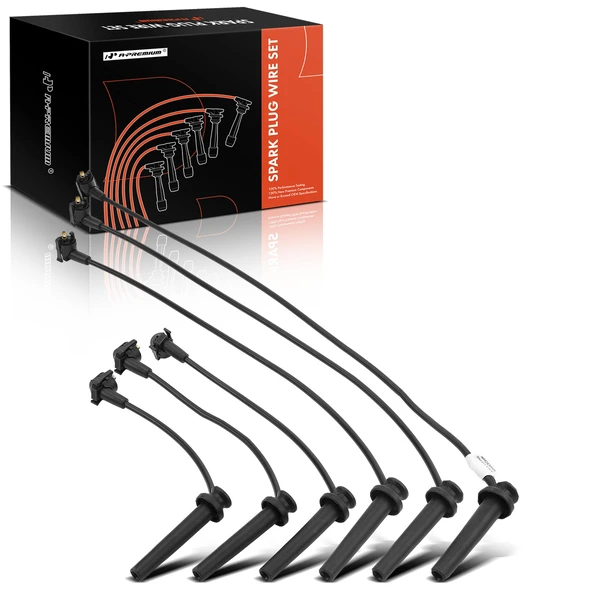 6 Pcs Spark Plug Wire Sets for 1996-2000 Ford Taurus
