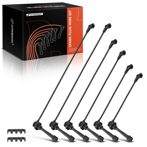 6 Pcs Spark Plug Wire Set for 1997-2002 Mitsubishi Montero