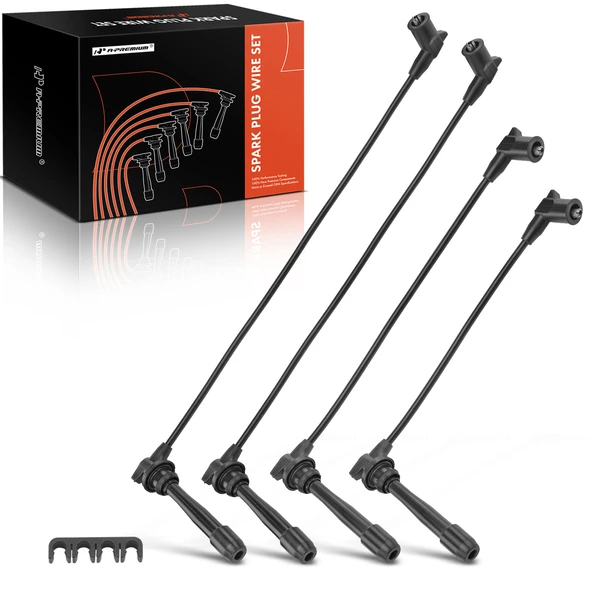 4 Pcs Spark Plug Wire Set for 2004-2006 Dodge Verna