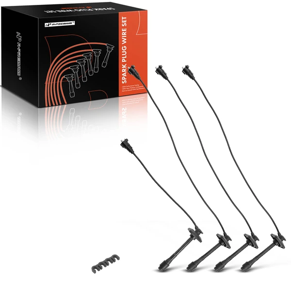 4 Pcs Spark Plug Wire Set for 1999-2001 Toyota Solara