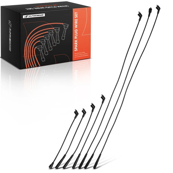 7 Pcs Spark Plug Wire Set for Toyota 4Runner Pickup 1988-1991 V6 3.0L