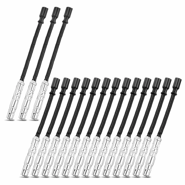 16 Pcs Spark Plug Wire Set for 2003-2011 Mercedes-Benz G55 AMG