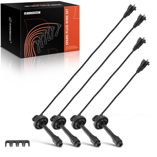 4 Pcs Spark Plug Wire Set for 1998-2002 Toyota Corolla