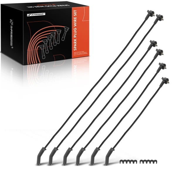 6 Pcs Spark Plug Wire Set for 1994-1997 Mercury Cougar