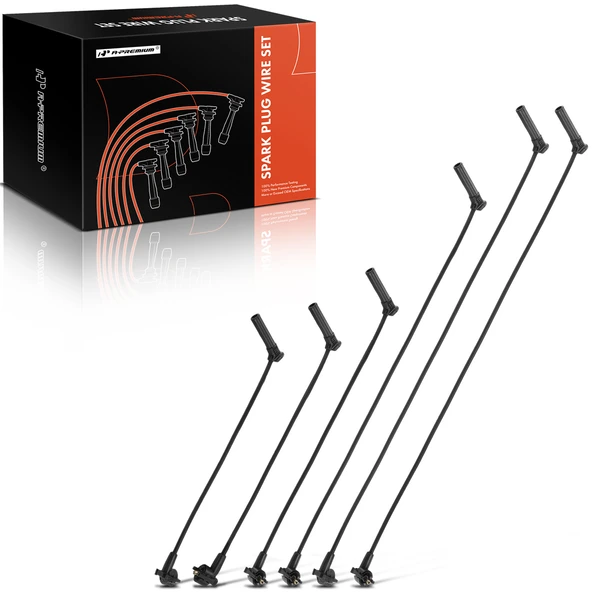 6 Pcs Spark Plug Wire Sets for 1998-2001 Mercury Mountaineer