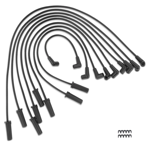 9 Pcs Spark Plug Wire Sets for 1990-1993 GMC P3500