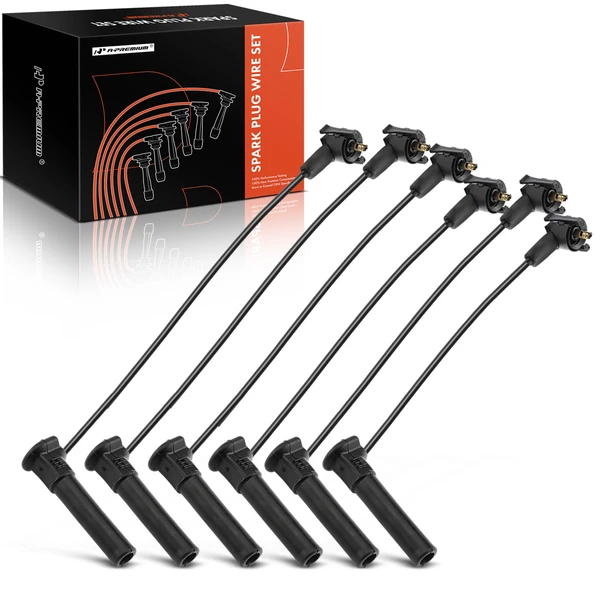 6 Pcs Spark Plug Wire Set for 2001-2005 Ford Explorer Sport Trac
