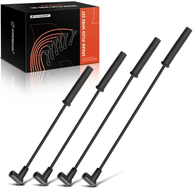 4 Pcs Spark Plug Wire Set for Saturn SC1 1993-2002 SL SL1 SW1 L4 1.9L SOHC