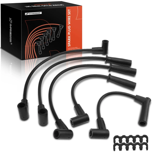5 Pcs Spark Plug Wire Set for 1996-2002 Dodge Dakota