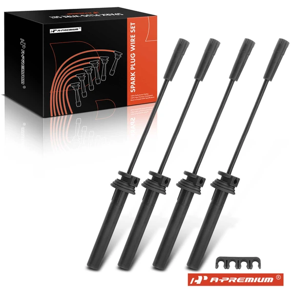 4 Pcs Spark Plug Wire Sets for 2001-2007 Dodge Caravan