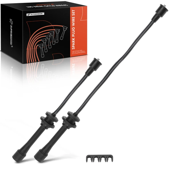 2 Pcs Spark Plug Wire Set for 1998-2001 Kia Sephia