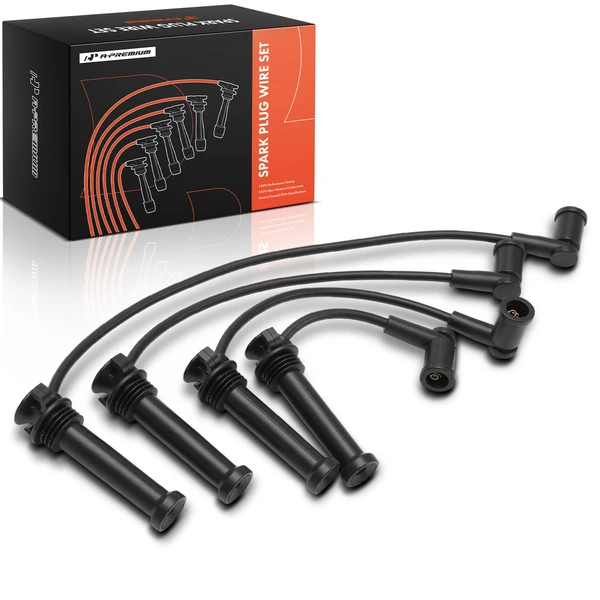 4 Pcs Spark Plug Wire Set for Mazda 6 2003-2004 L4 2.3L GAS DOHC 7589