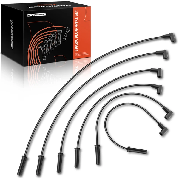 6 Pcs Spark Plug Wire Set for 2000-2005 Chevrolet Impala