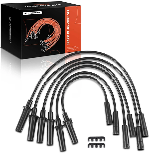 6 Pcs Spark Plug Wire Sets for 2001-2010 Dodge Grand Caravan