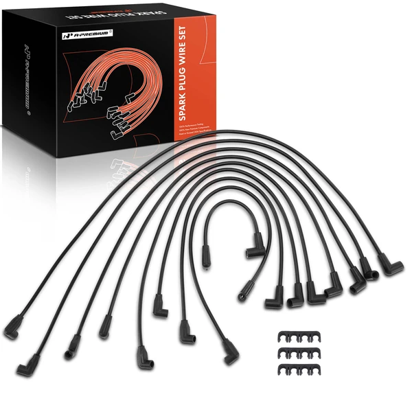 9 Pcs Spark Plug Wire Set for 1994-1995 GMC C2500 Suburban