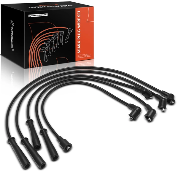 5 Pcs Spark Plug Wire Set for Ford Aspire 1994-1997 Festiva 1988-1993 Probe Mazda