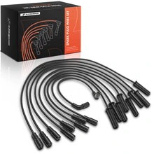 9 Pcs Spark Plug Wire Set for Volvo Penta V8 5.0L 5.7L 8.1L GXI GI OSI